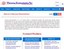 Tablet Screenshot of discoverysemi.com